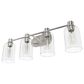 Hunter Lochmeade 4-Light Vanity in Brushed Nickel, , large