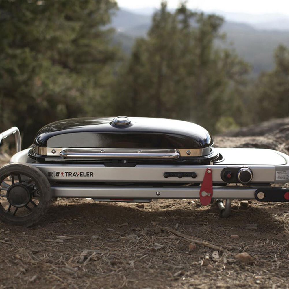 Weber Traveler Portable Grill in Black, , large