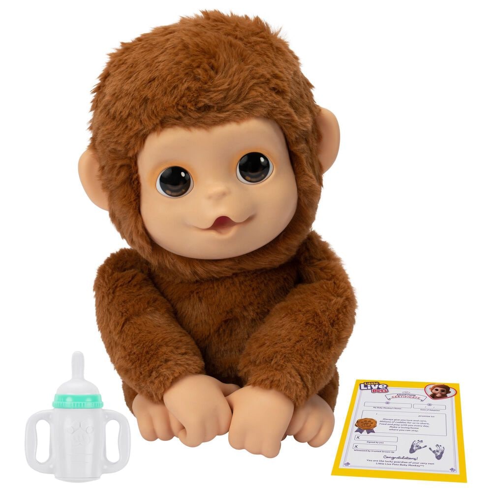 Bluey My Baby Monkey Mango Plush in Brown, , large