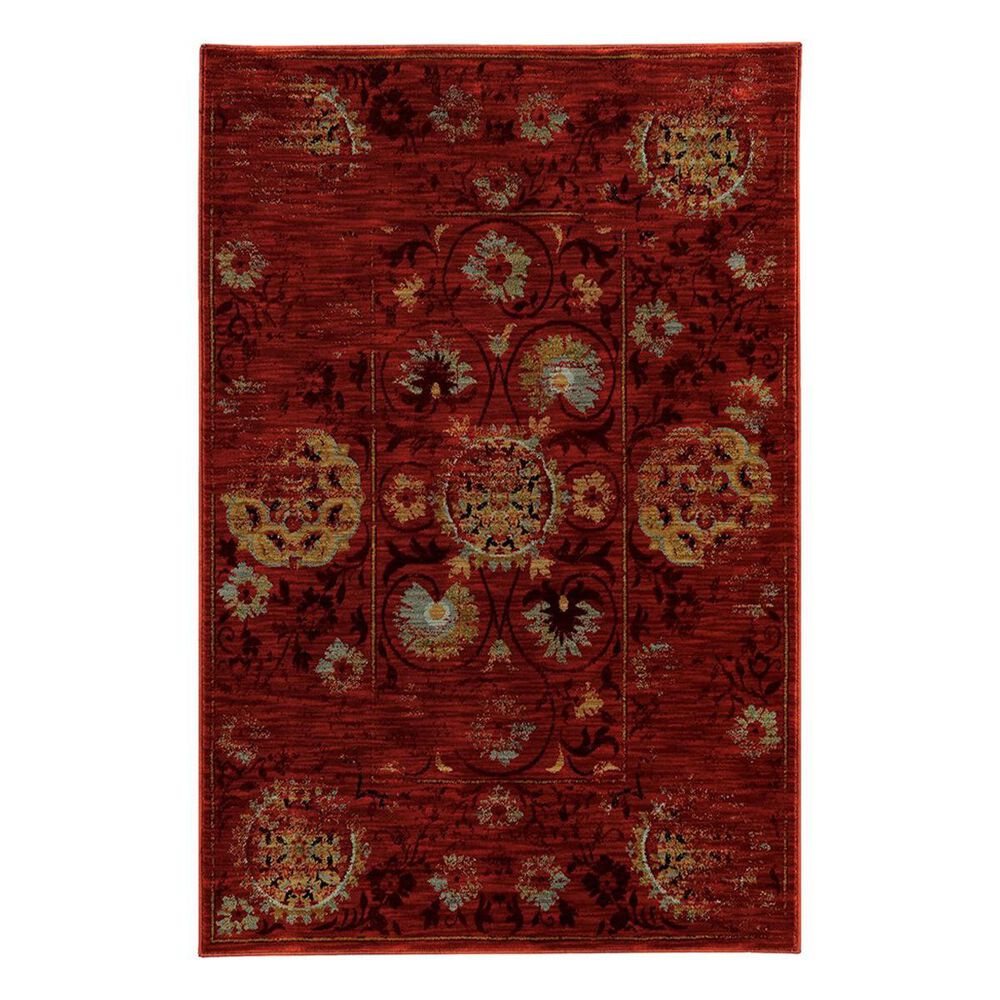 Oriental Weavers Sedona 6386E 6'7" x 9'1" Blue Area Rug, , large