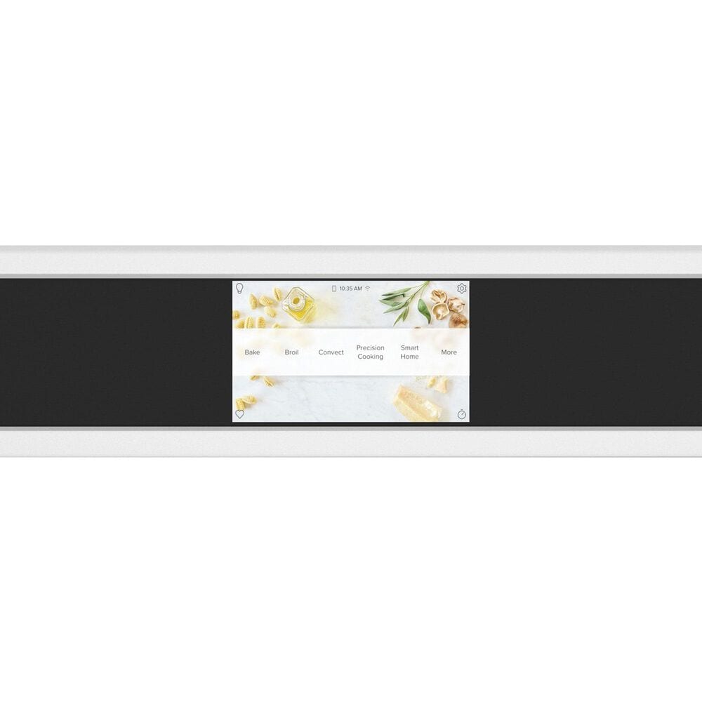 Cafe 2-Piece Kitchen Package with Matte White 30" Smart Built-In Convection Single Wall Oven and Stainless Steel 36" Electric Cooktop, , large
