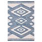 Safavieh Micro-Loop Southwestern 3" x 5" Ivory and Navy Area Rug, , large