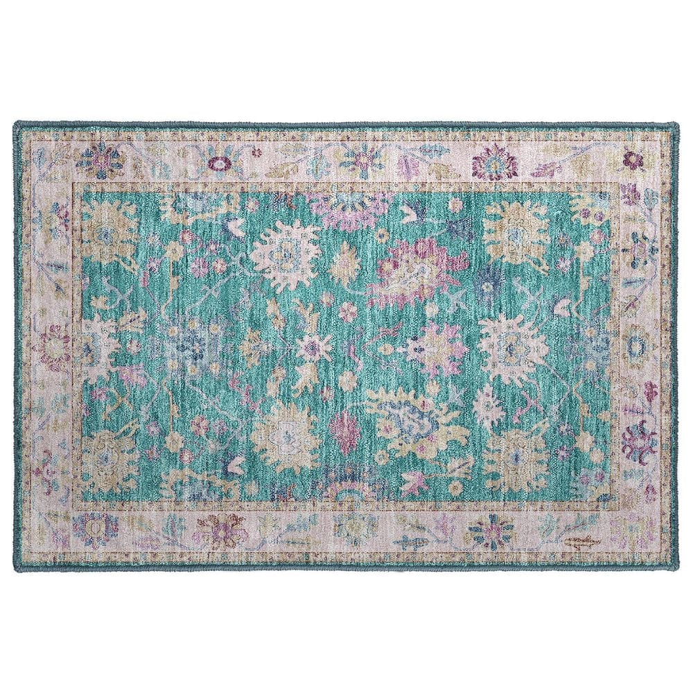 Dalyn Rug Company Hatay HY7 1"8" x 2"6" Teal Area Rug, , large