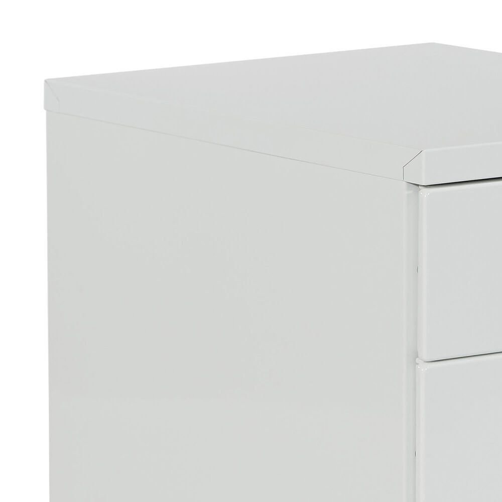 OSP Home 22&quot; 2-Drawer Mobile File in White, , large