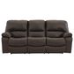 Ashley Leesworth 2-Piece Power Reclining Living Room Set in Dark Brown, , large