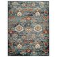 Amer Rugs Allure 2" x 3" Teal Blue Area Rug, , large
