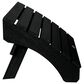 Highwood USA Hamilton Adirondack Chair & Ottoman in Black, , large