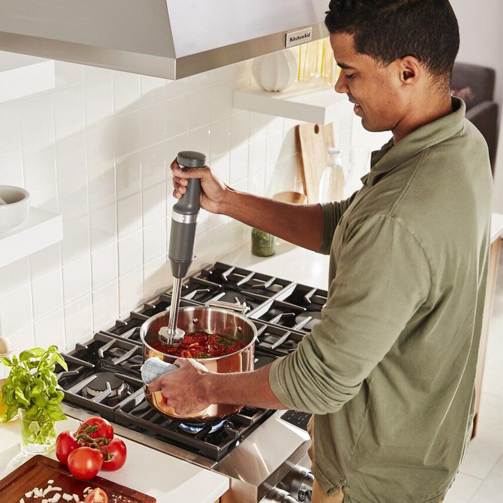 KitchenAid Cordless Variable Speed Hand Blender in Matte Charcoal Grey