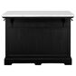 Steve Silver Aspen Kitchen Island in Ebony and White, , large