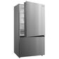 Midea 23 Cu. Ft. Counter-Depth Bottom-Freezer Refrigerator in Stainless Steel, , large