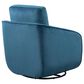 Lifestyle Solutions Lydia Swivel Accent Chair in Blue, , large