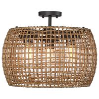 Golden Lighting Piper 3-Light Outdoor Semi-Flush
