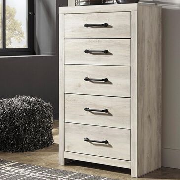 Ashley Cambeck 5 Drawer Chest in Whitewash, , large