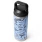 YETI Rambler 18 Oz Water Bottle with Chug Cap in Blue Camo, , large