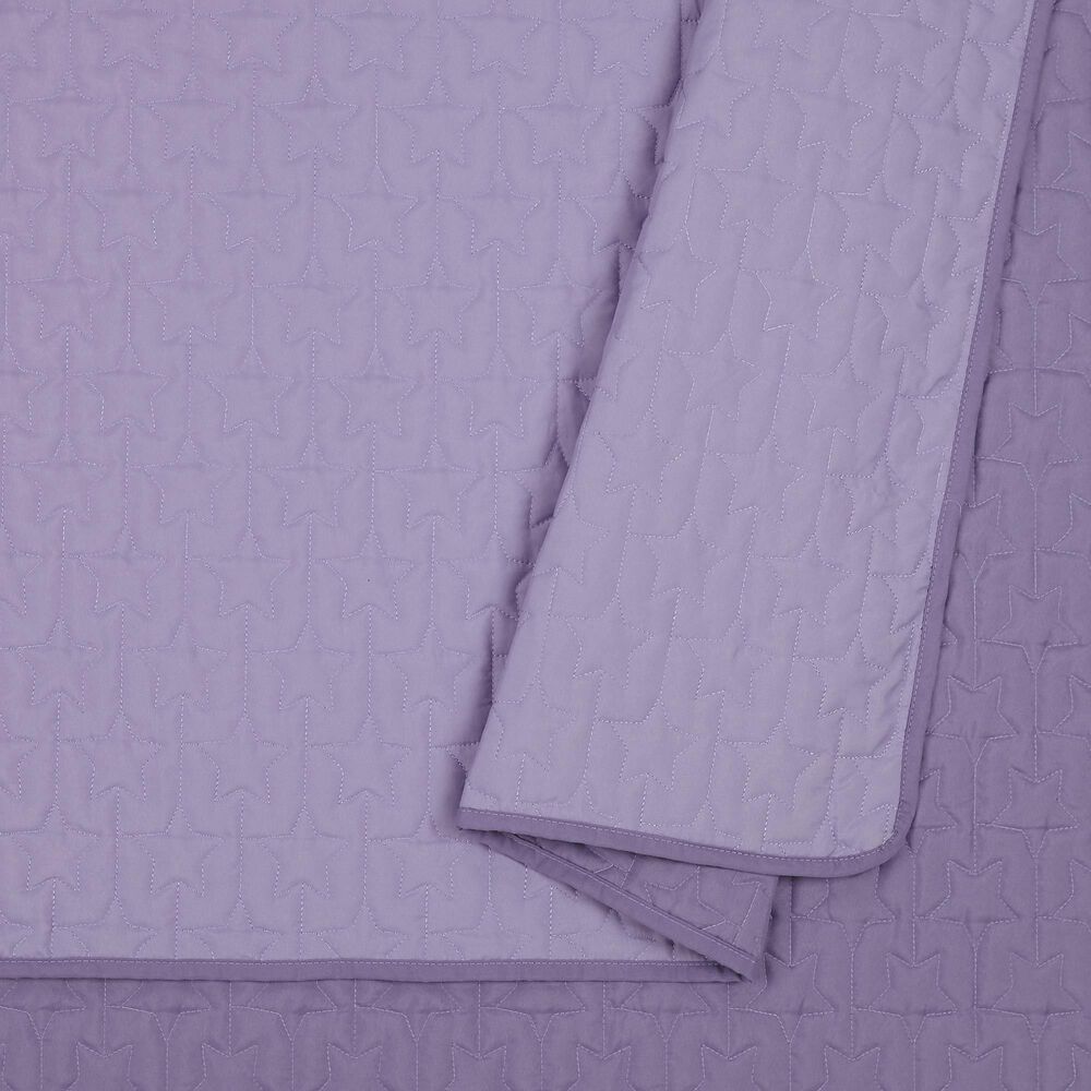 Peking Handicraft Coty 2-Piece Twin Quilt Set in Purple, , large