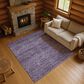 Dalyn Rug Company Soft Essentials Solid Plum 3" x 5" Indoor/Outdoor Area Rug, , large