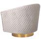 Safavieh Clara Swivel Tub Chair in Pale Taupe, , large