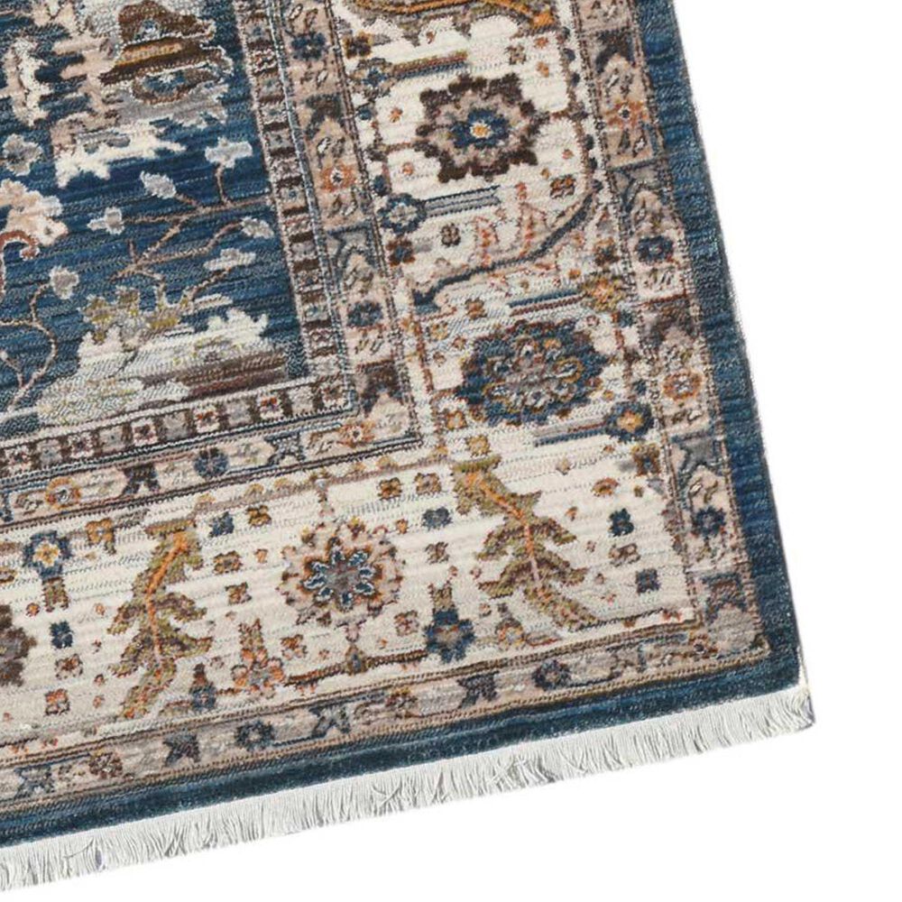 Amer Rugs Arcadia 2&#39; x 3&#39; Navy Blue Ivory Area Rug, , large