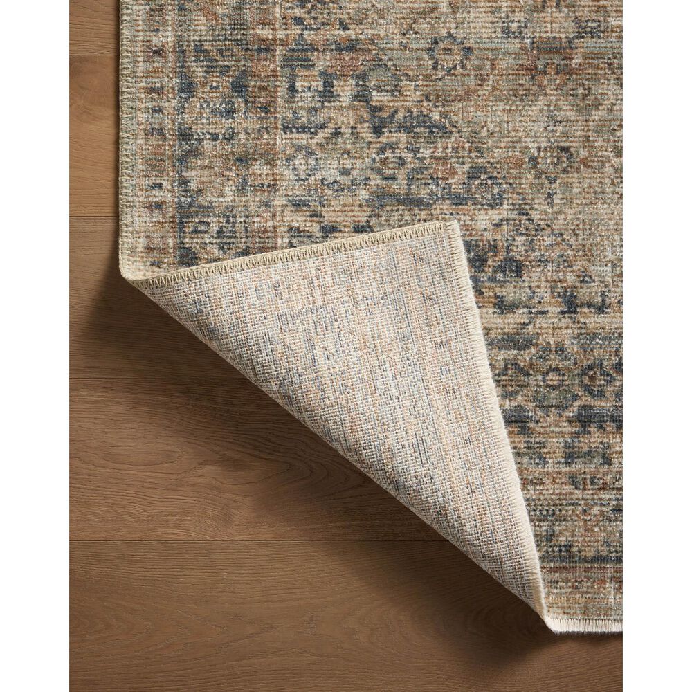 Loloi Heritage 9&#39; x 12&#39; Sage and Navy Area Rug, , large