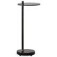 Uttermost Steward Drink Table in Solid Black and Brushed Brass, , large