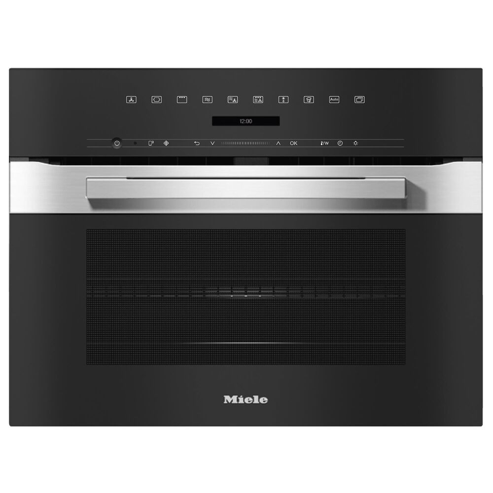 Miele PureLine 24" Compact Speed Smart Single Electric Wall Oven with Convection in Stainless Steel, , large