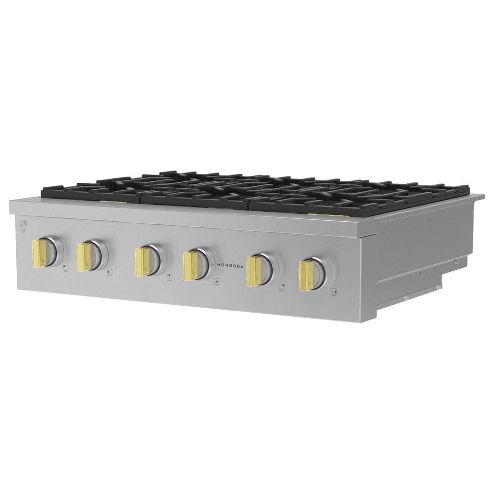 Monogram 36&quot; Professional Gas Rangetop with 6 Burners in Stainless Steel, , large