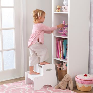 Kidkraft Two Step Stool in White, , large