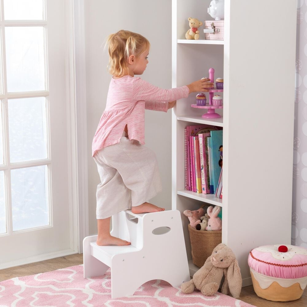 Kidkraft Two Step Stool in White, , large