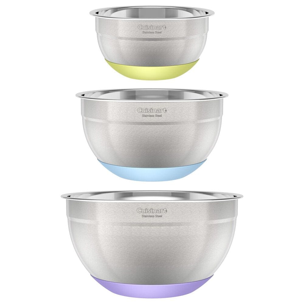 Cuisinart 3-Piece Mixing Bowl in Stainless Steel, , large