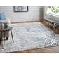 Feizy Astra 8" x 10" Gray and Silver Area Rug, , large