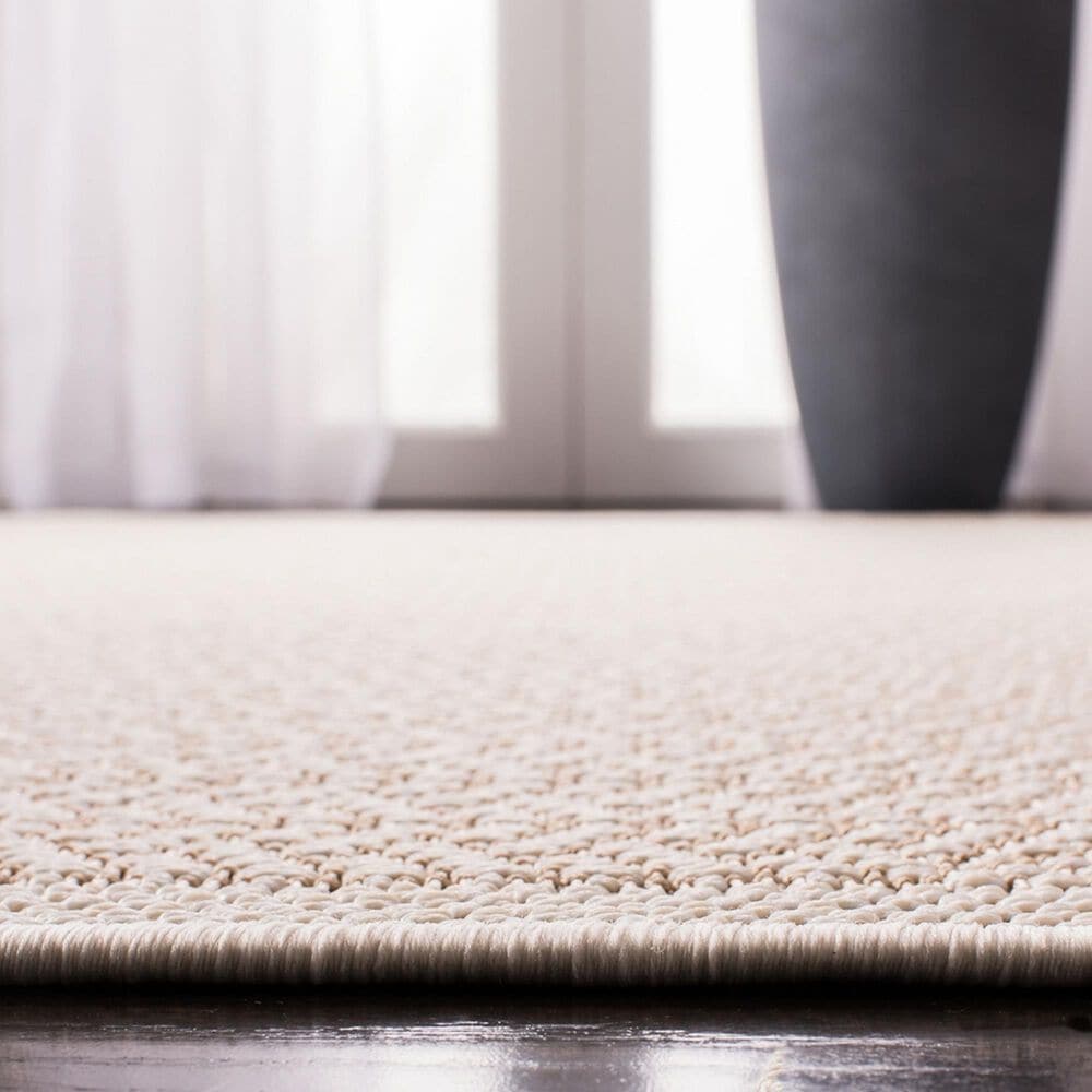 Safavieh Bermuda 8&#39; x 10&#39; Cream and Beige Indoor/Outdoor Area Performance Rug, , large