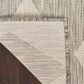 Nourison Positano Geometric Light Grey 5" x 7" Indoor/Outdoor Area Rug, , large