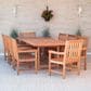 International Home Miami Sapo 9-Piece Rectangular Patio Dining Set in Brown, , large
