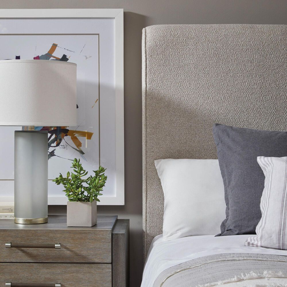 Nicolette Home Anderson Park Dark 4-Piece Queen Upholstered Bedroom Set in Moose Trail and Frontier Brown, , large