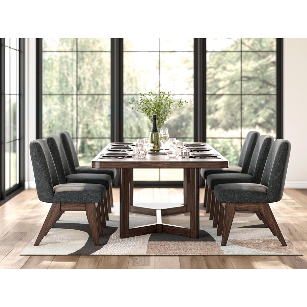 Ashley Dilenno Rectangular Dining Table in Rich Warm Brown - Table Only, , large