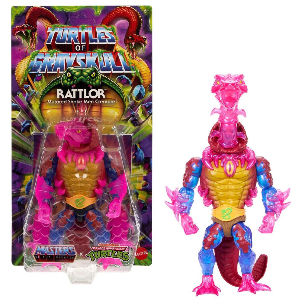 Masters of the Universe Origins Turtles Of Grayskull Action Figure - Rattlor in Multicolor, , large