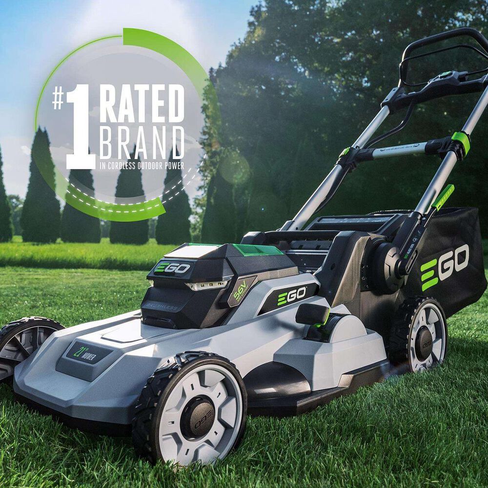 EGO Power+ 21" Battery-Powered Push Lawn Mower, includes 56V 6.0Ah Battery and 320W Charger, , large