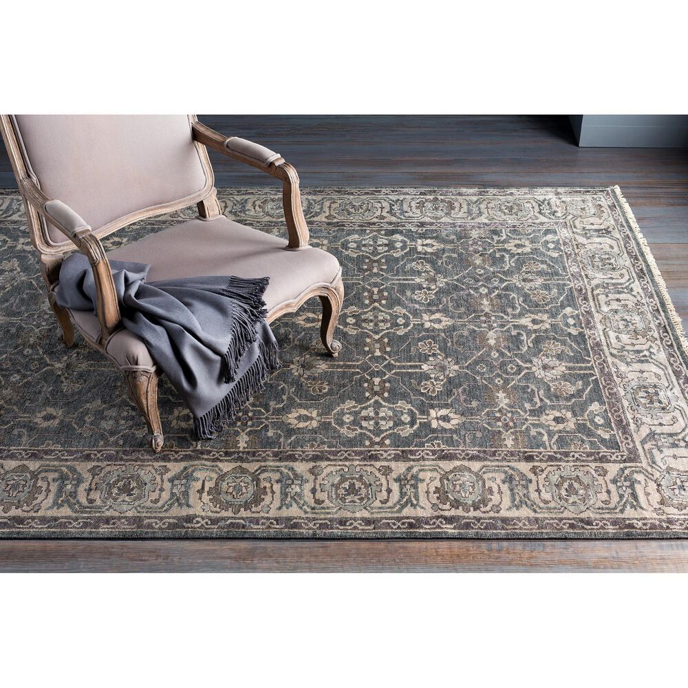 Surya Theodora 8&#39; x 10&#39; Gray, Slate and Dark Brown Area Rug, , large