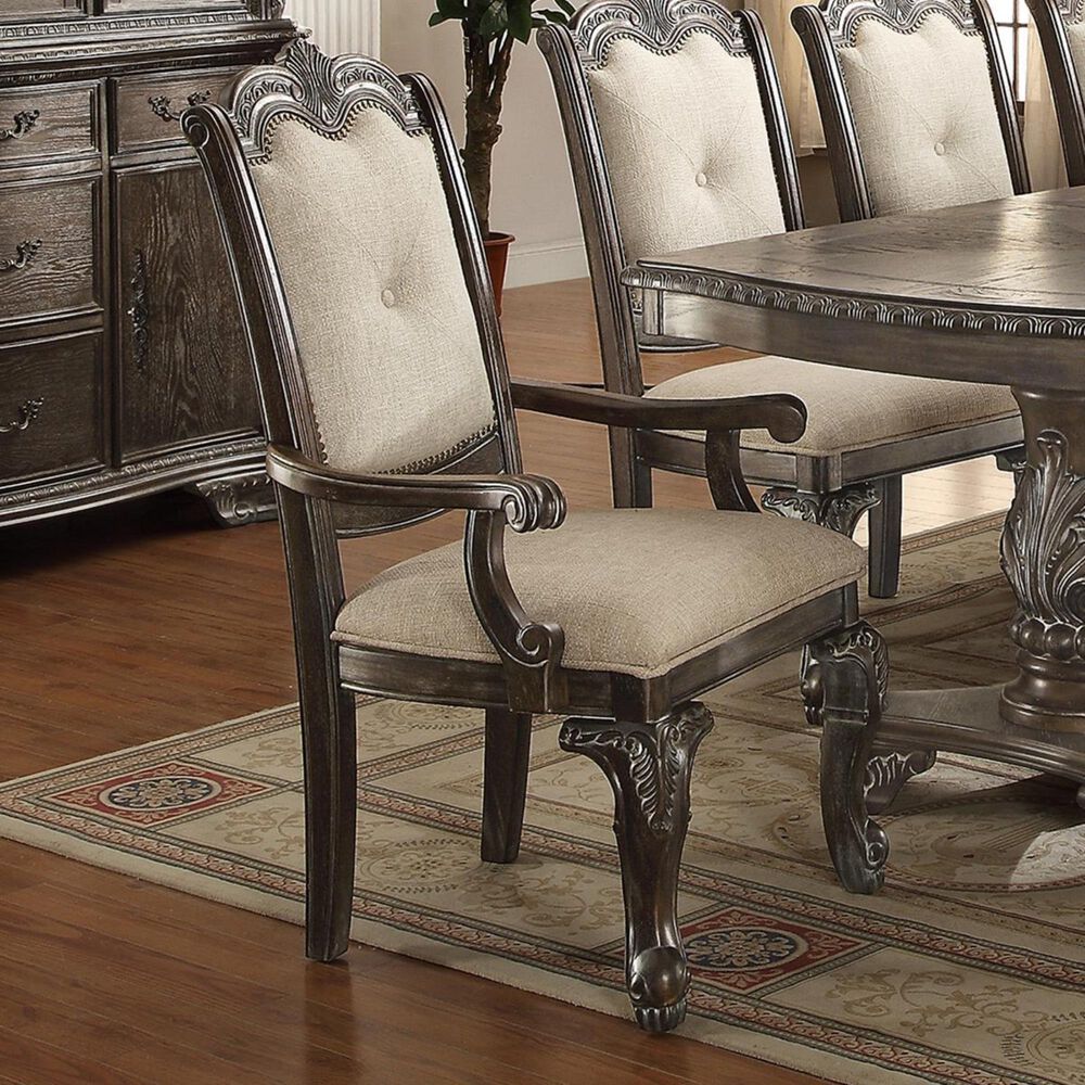 Nineteen37 Kiera Arm Chair in Antique Gray, , large