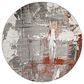 Amer Rugs Alpine 7"10" Round Rust Area Rug, , large