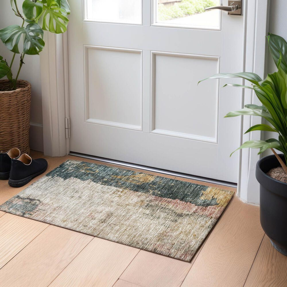 Dalyn Rug Company Nouveau NV15 1&#39;8&quot; x 2&#39;6&quot; Taupe Indoor/Outdoor Area Rug, , large