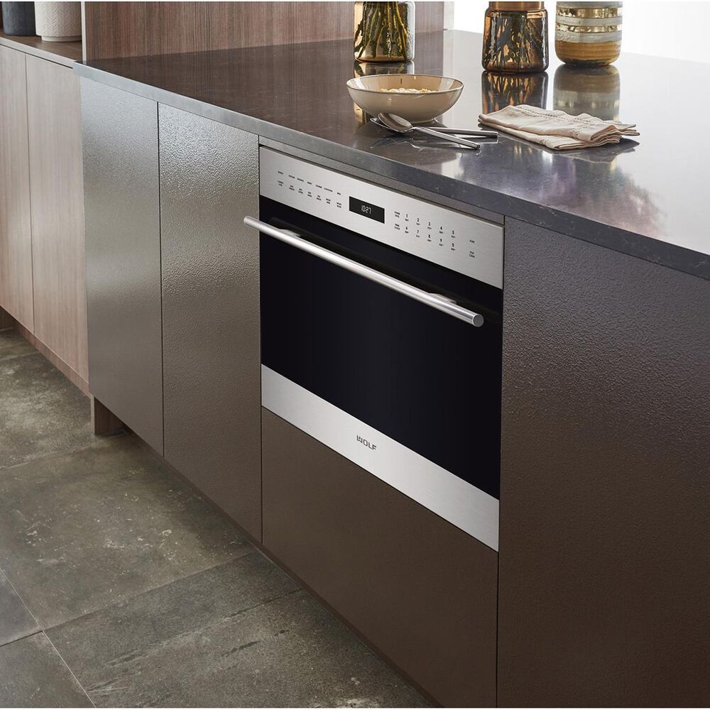 Wolf 24&quot; E Series Transitional Speed Oven in Stainless Steel, , large