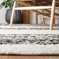 Safavieh Natura NAT328Z 3" x 5" Black and Ivory Area Rug, , large