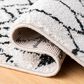 Safavieh Tulum TUL229B 12" x 15" Ivory and Black Area Rug, , large