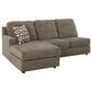 Ashley OPhannon 2-Piece U-Shaped Sectional with Left Facing Chaise and Right Facing Corner Chaise in Putty, , large