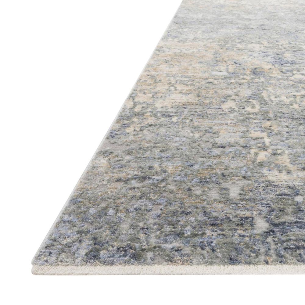Loloi Pandora PAN-05 2&#39;6&quot; x 8&#39; Blue and Gold Runner, , large