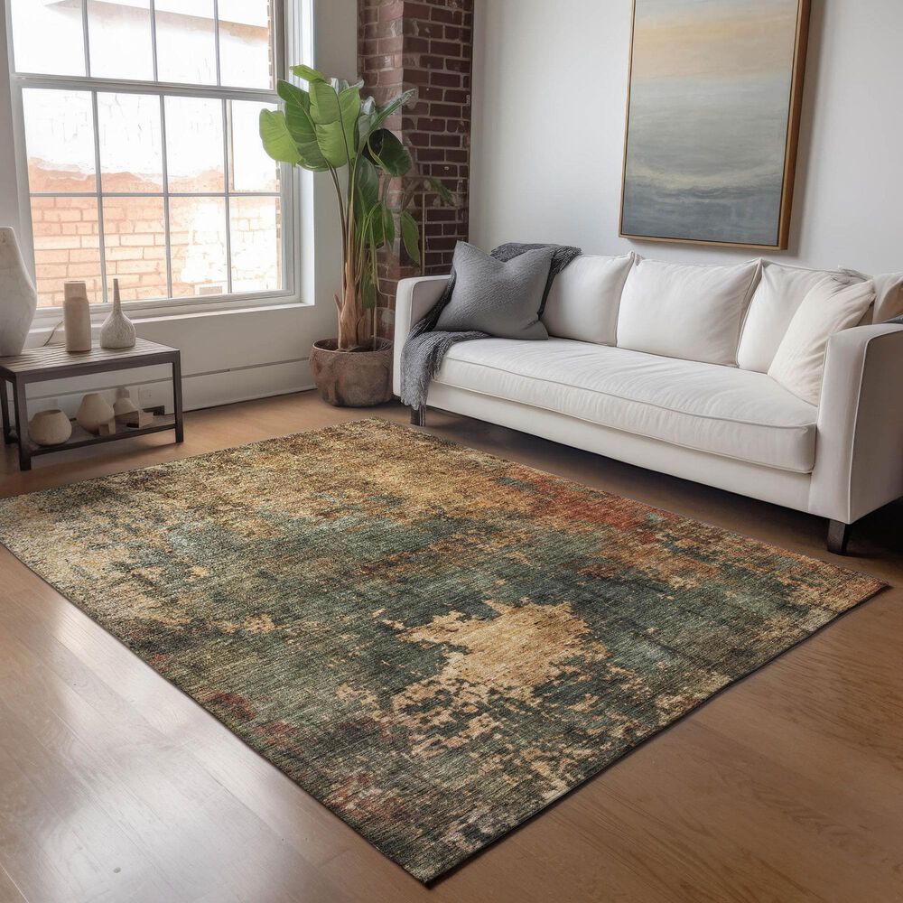 Dalyn Rug Company Nouveau NV19 10&#39; x 14&#39; Sage Indoor/Outdoor Area Rug, , large