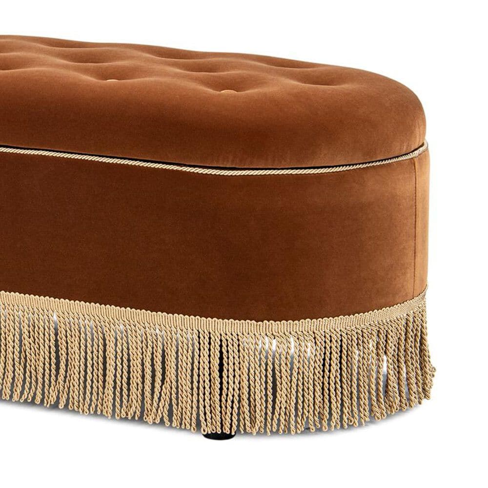 Jennifer Taylor Home Melinda Storage Bench in Burnt Orange, , large