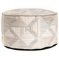 Howard Elliott Prisma Foot Pouf in Natural, , large
