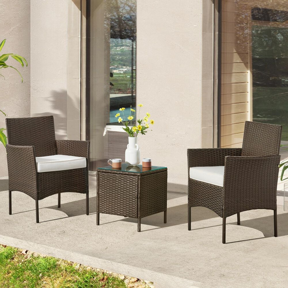 Timberlake 3-Piece Patio Seating Set in Brown, , large